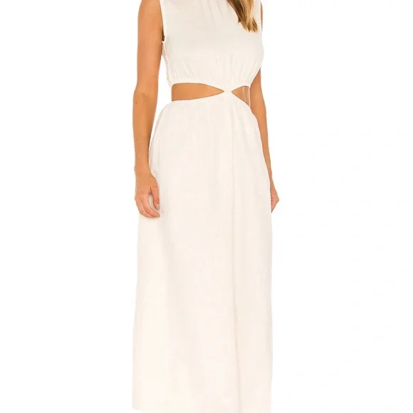 Faithfull the Brand Las Flores Linen Dress - Picture 4 of 6